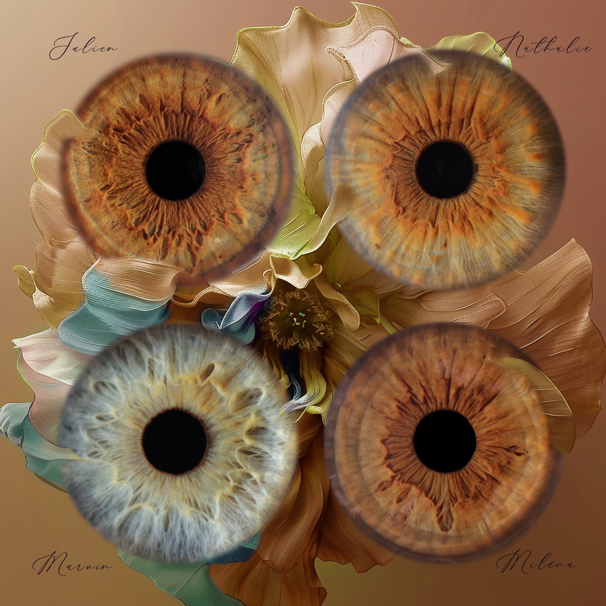 Création artistique — photographie d'iris