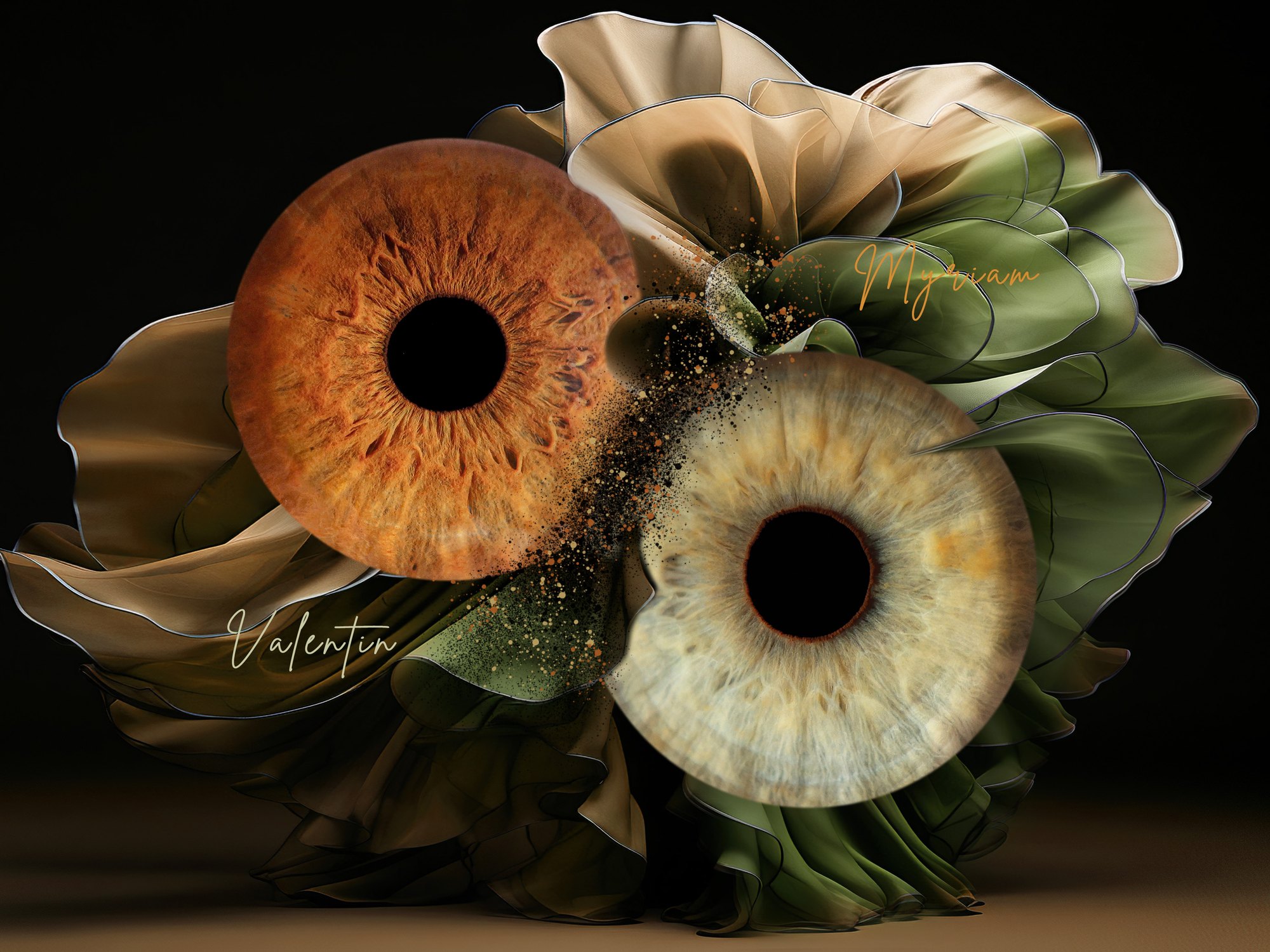 Création artistique — photographie d'iris