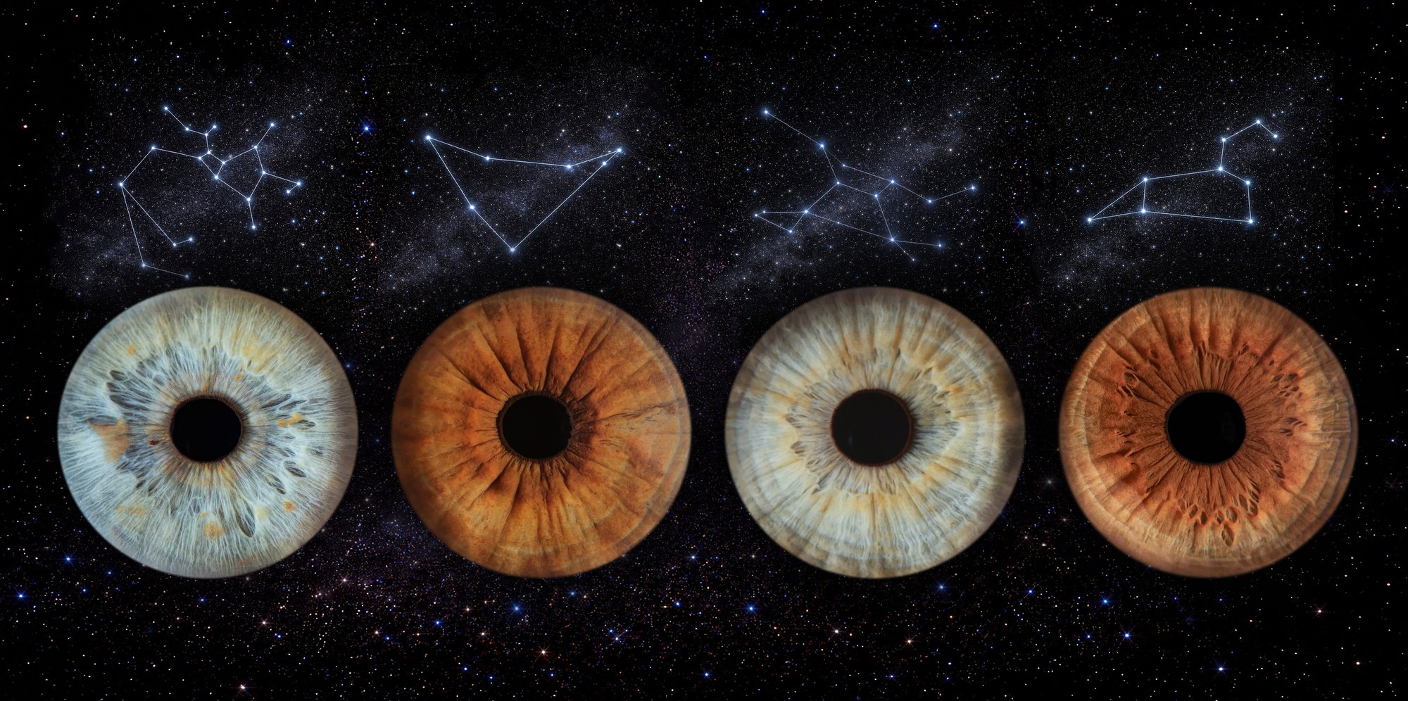 Création artistique — photographie d'iris