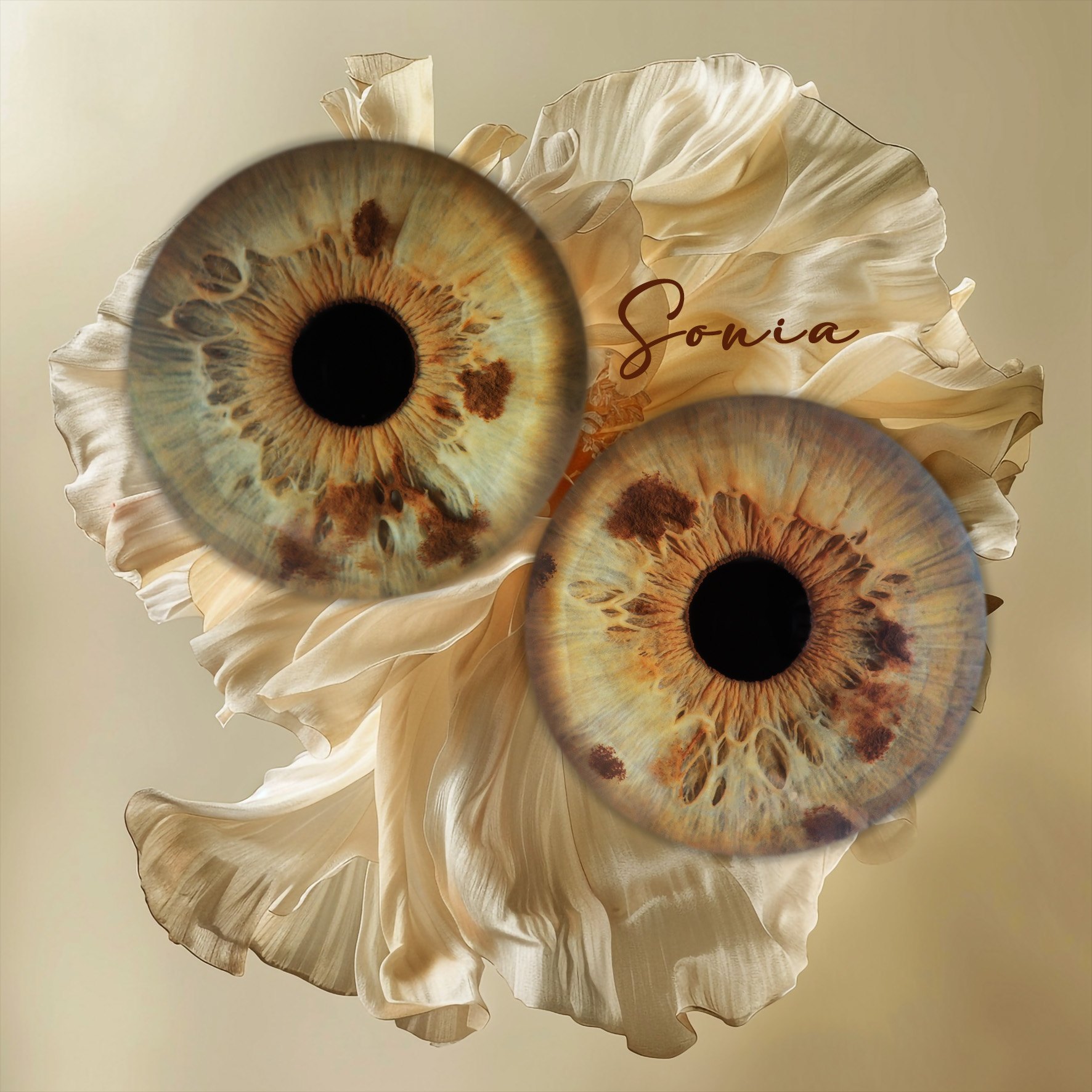 Création artistique — photographie d'iris