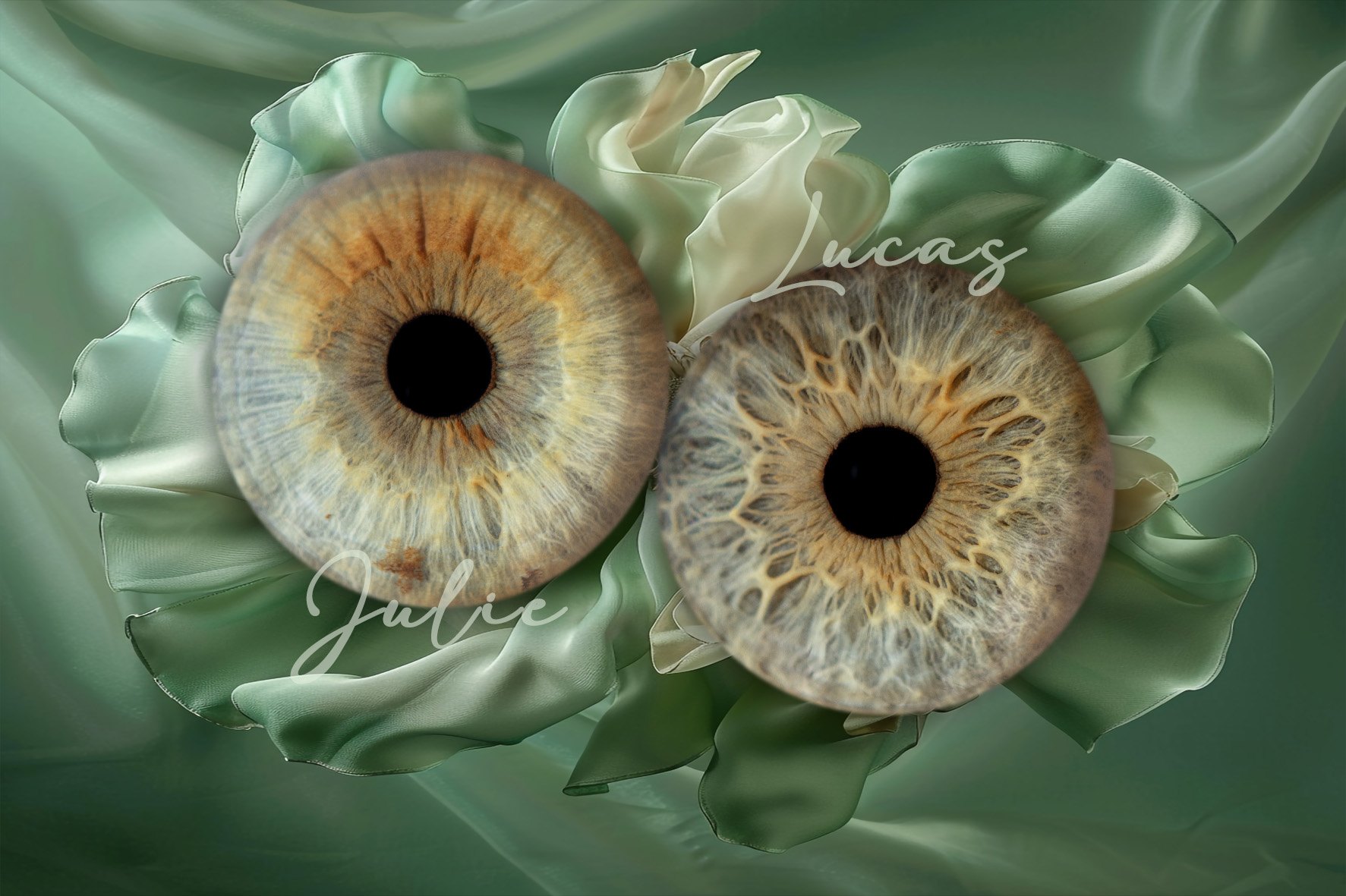 Création artistique — photographie d'iris