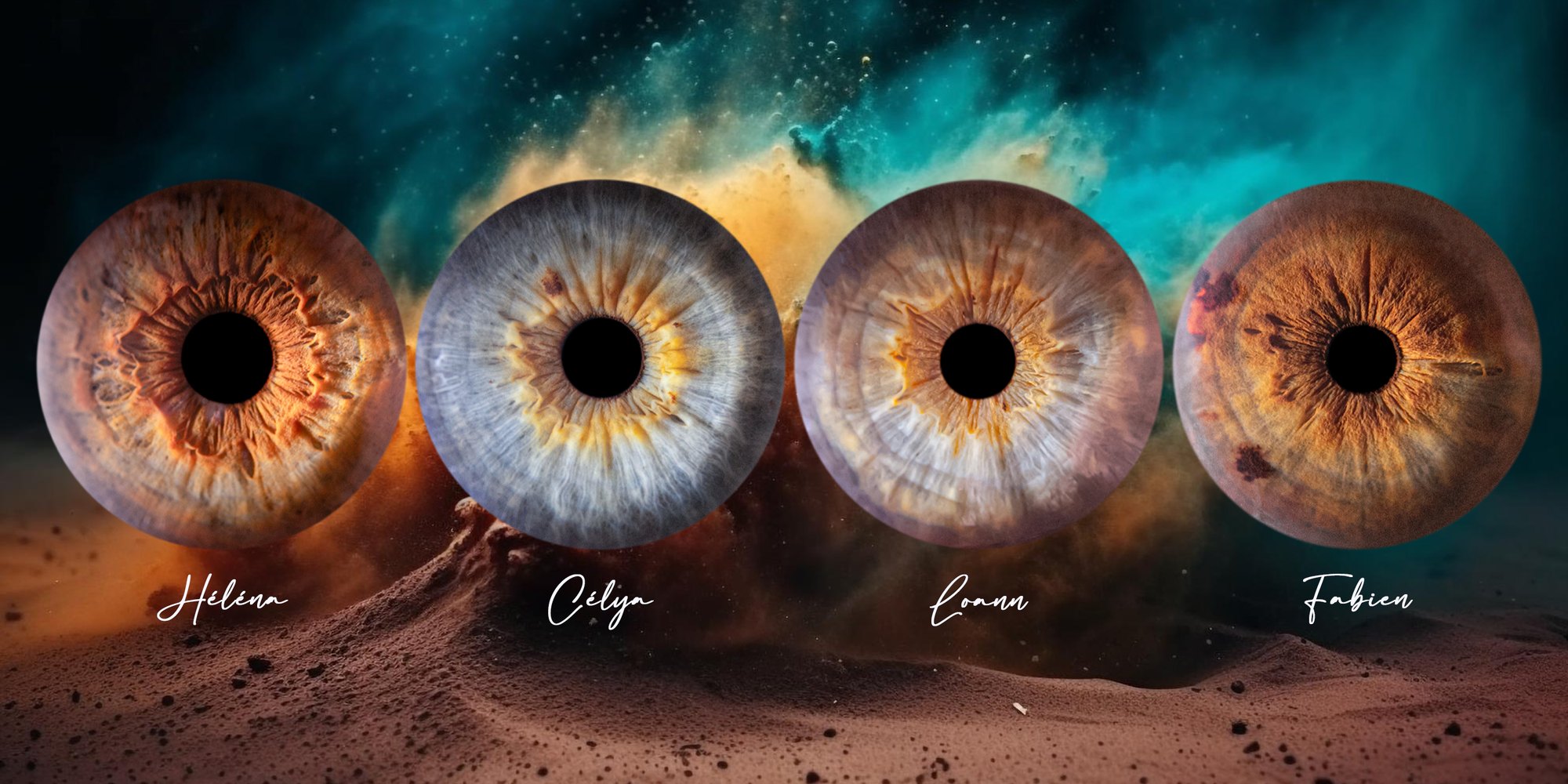 Création artistique — photographie d'iris