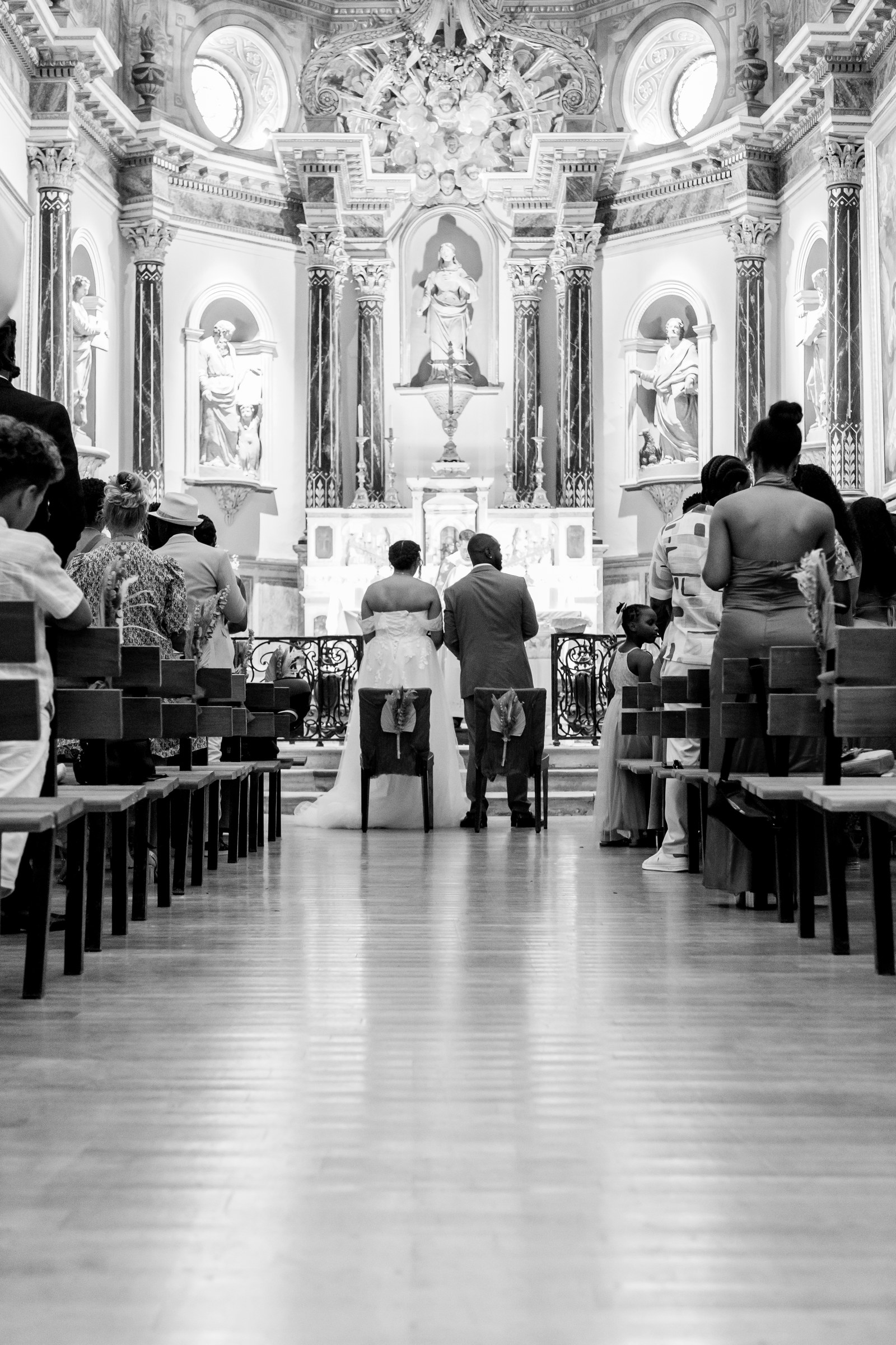 Photo mariage — Photo mariage — la cérémonie à l'église